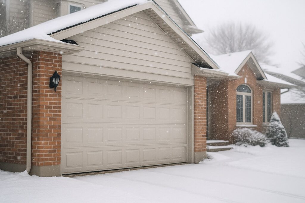 winter garage door in newmarket
